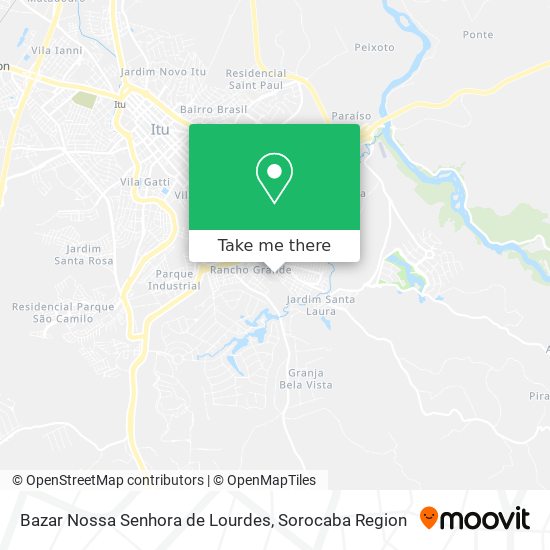 Bazar Nossa Senhora de Lourdes map