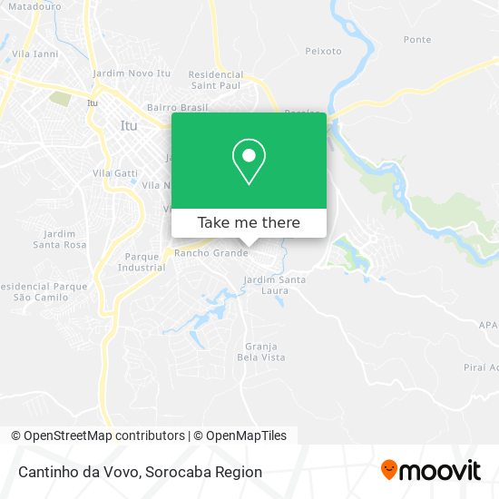 Mapa Cantinho da Vovo