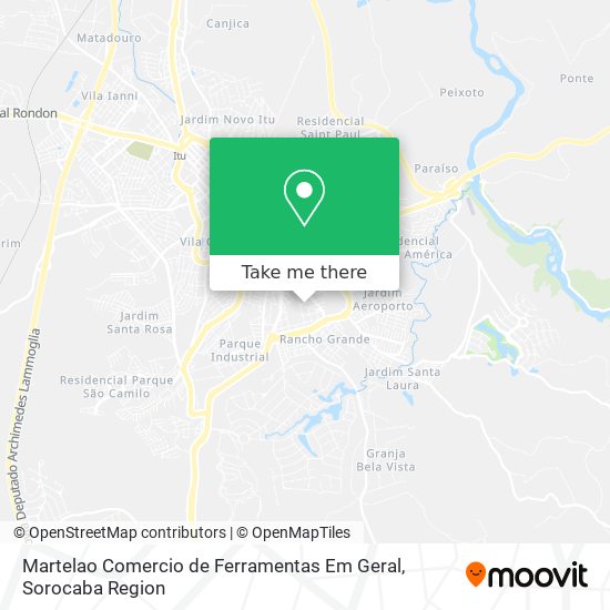 Mapa Martelao Comercio de Ferramentas Em Geral