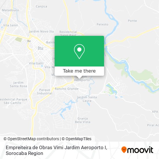 Mapa Empreiteira de Obras Vimi Jardim Aeroporto I