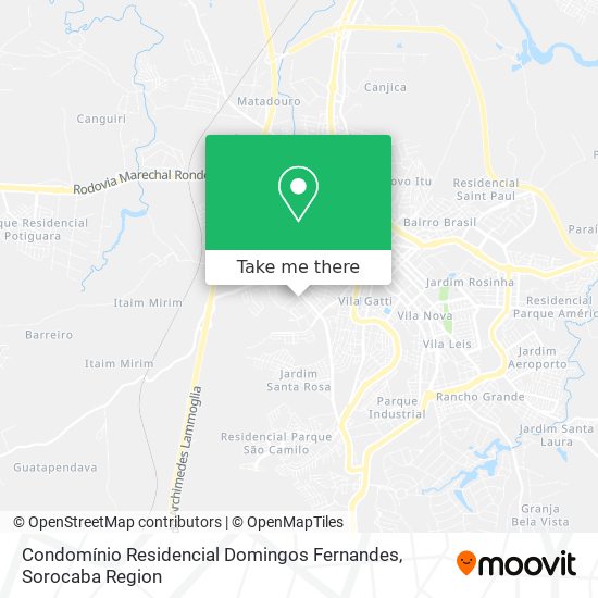 Condomínio Residencial Domingos Fernandes map