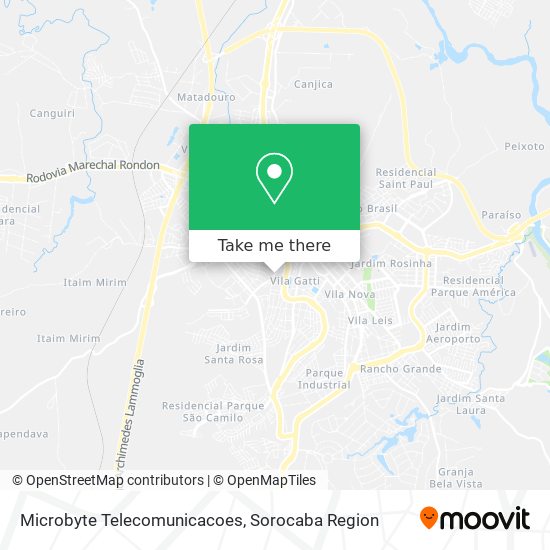 Microbyte Telecomunicacoes map