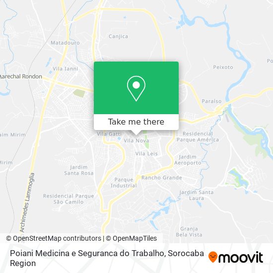 Poiani Medicina e Seguranca do Trabalho map