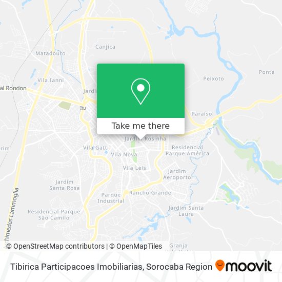 Tibirica Participacoes Imobiliarias map