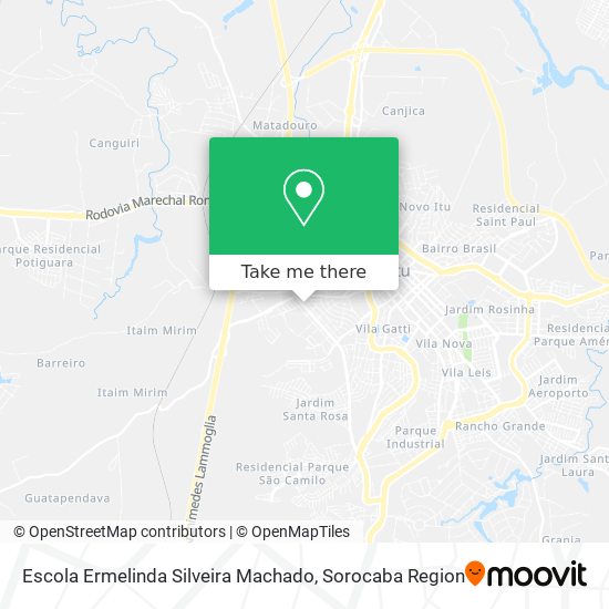 Escola Ermelinda Silveira Machado map