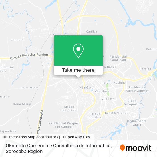 Okamoto Comercio e Consultoria de Informatica map