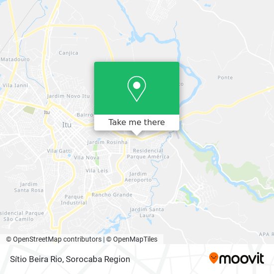 Sítio Beira Rio map