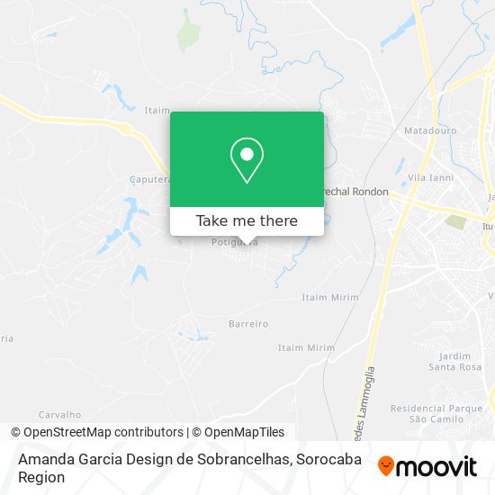 Amanda Garcia Design de Sobrancelhas map