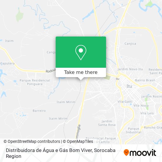 Distribuidora de Água e Gás Bom Viver map