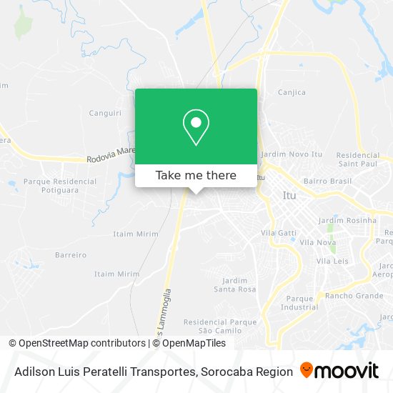 Adilson Luis Peratelli Transportes map
