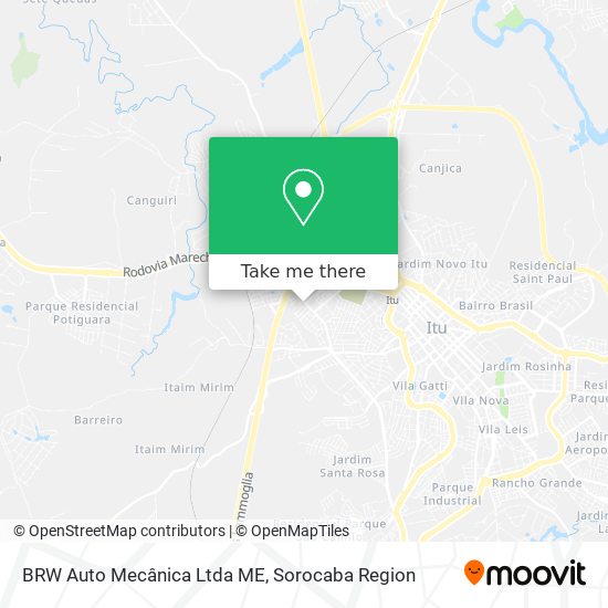 BRW Auto Mecânica Ltda ME map