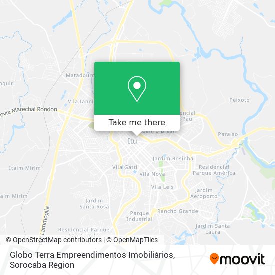 Mapa Globo Terra Empreendimentos Imobiliários