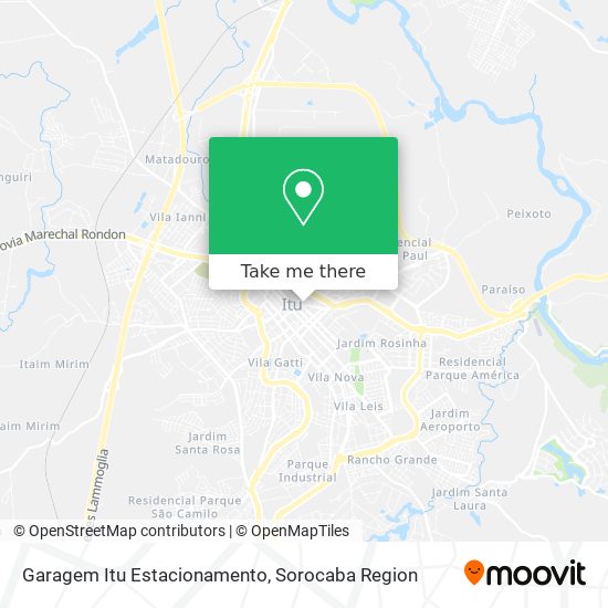 Garagem Itu Estacionamento map