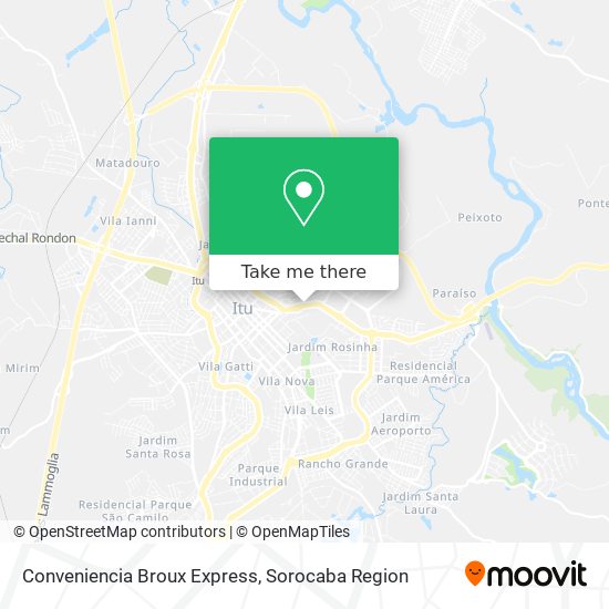 Conveniencia Broux Express map