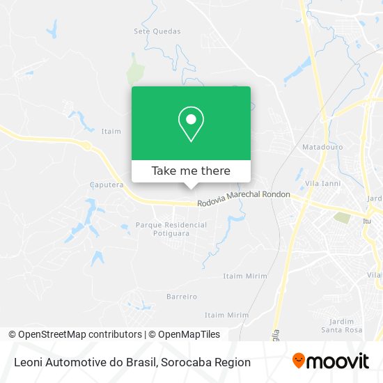 Mapa Leoni Automotive do Brasil