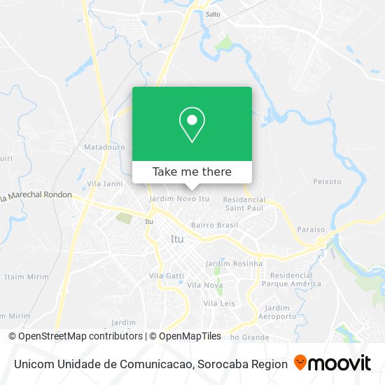 Unicom Unidade de Comunicacao map