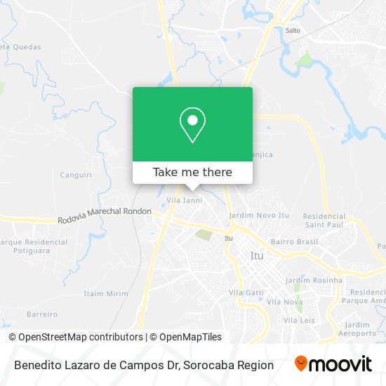 Benedito Lazaro de Campos Dr map