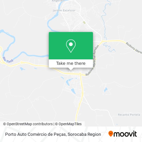 Mapa Porto Auto Comércio de Peças