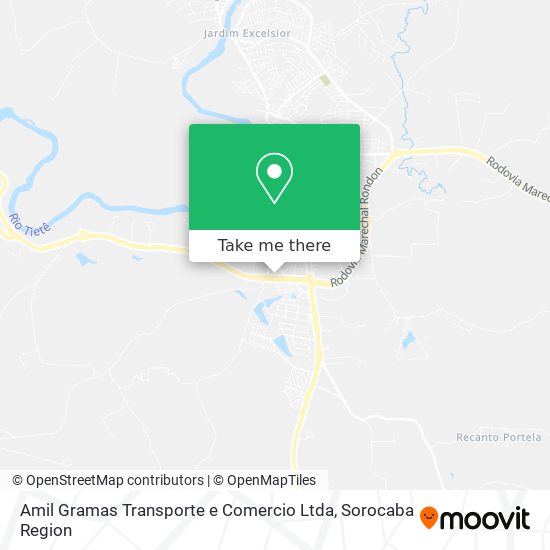 Amil Gramas Transporte e Comercio Ltda map