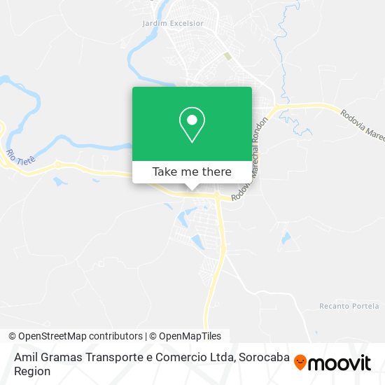 Mapa Amil Gramas Transporte e Comercio Ltda