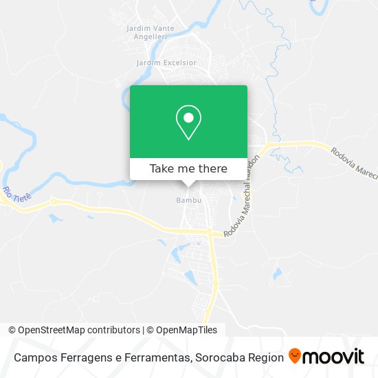 Campos Ferragens e Ferramentas map