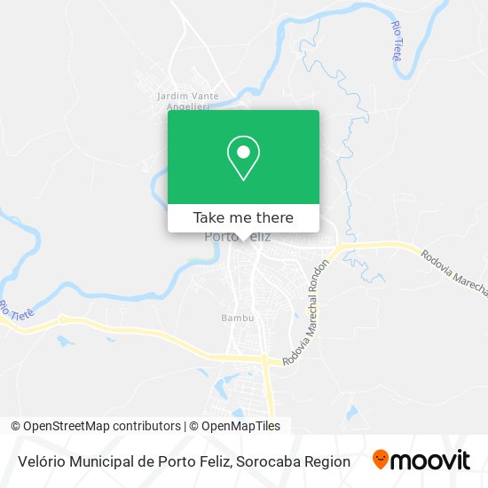 Velório Municipal de Porto Feliz map
