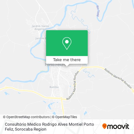 Consultório Médico Rodrigo Alves Montiel Porto Feliz map