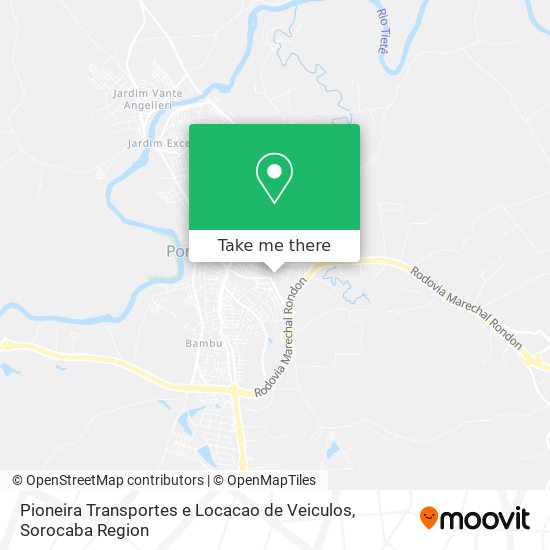 Pioneira Transportes e Locacao de Veiculos map