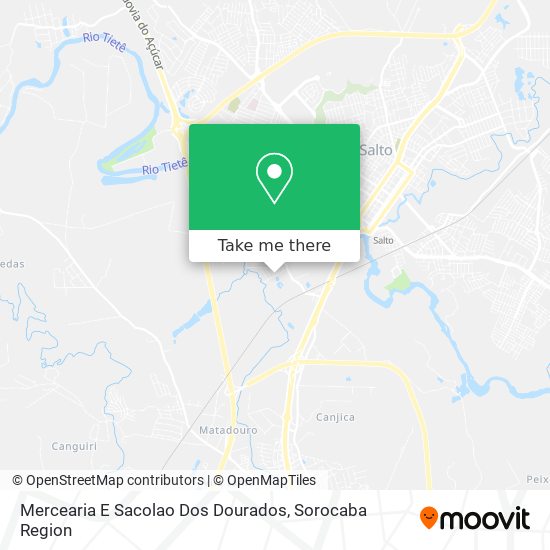 Mapa Mercearia E Sacolao Dos Dourados