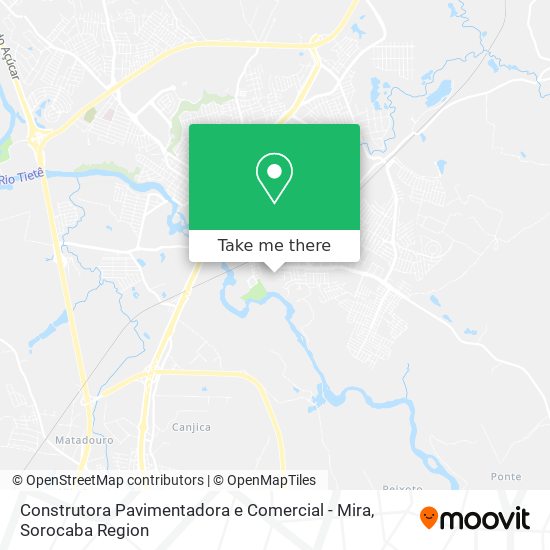 Construtora Pavimentadora e Comercial - Mira map