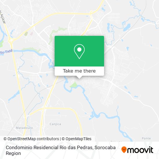Mapa Condominio Residencial Rio das Pedras