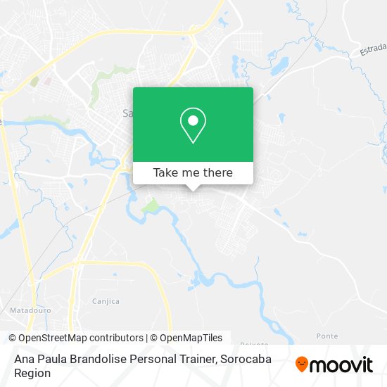 Mapa Ana Paula Brandolise Personal Trainer