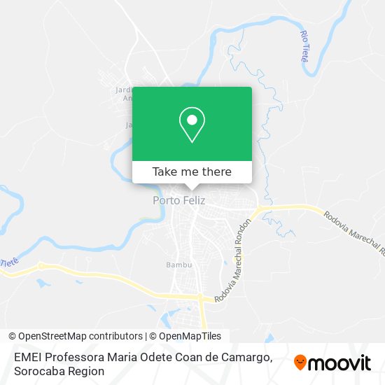 EMEI Professora Maria Odete Coan de Camargo map