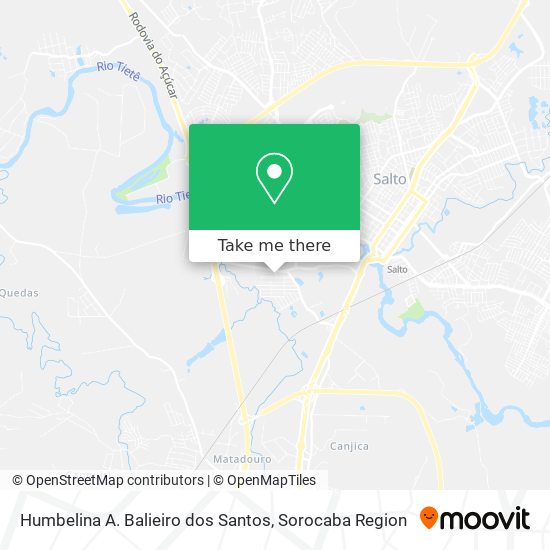 Mapa Humbelina A. Balieiro dos Santos