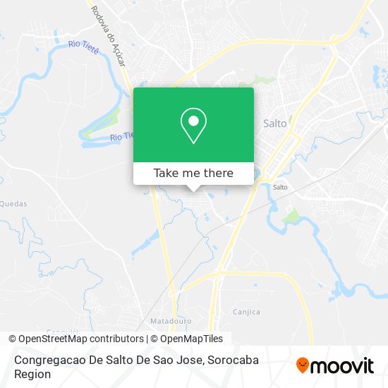 Mapa Congregacao De Salto De Sao Jose