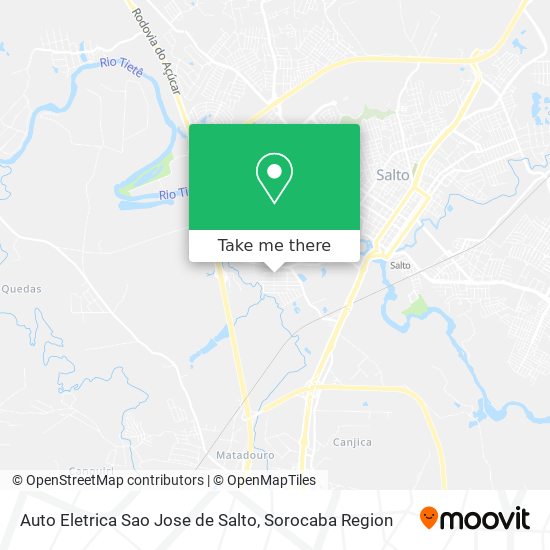 Auto Eletrica Sao Jose de Salto map