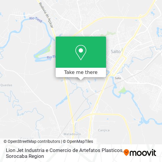 Mapa Lion Jet Industria e Comercio de Artefatos Plasticos