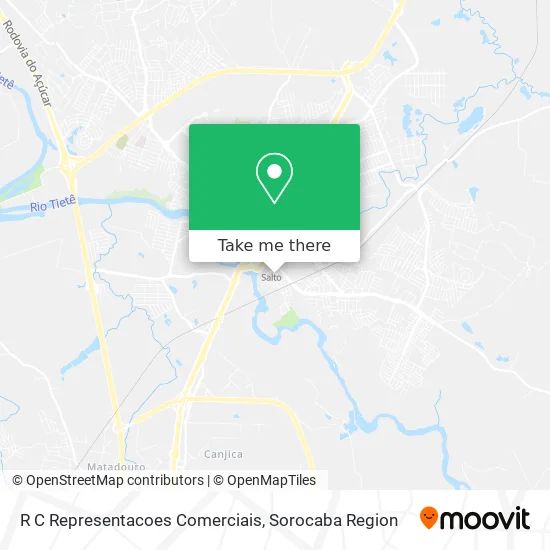 R C Representacoes Comerciais map