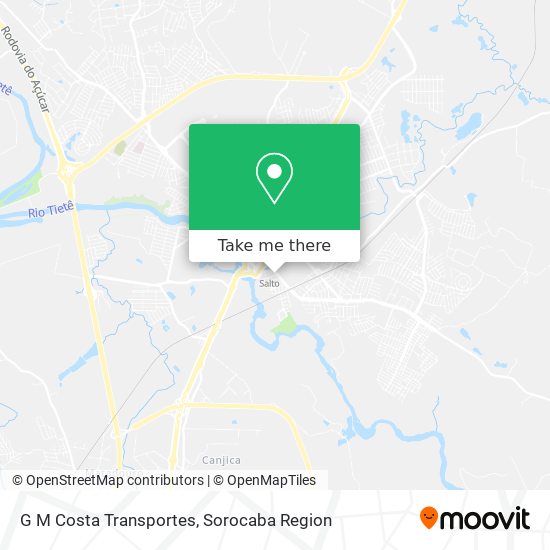 G M Costa Transportes map