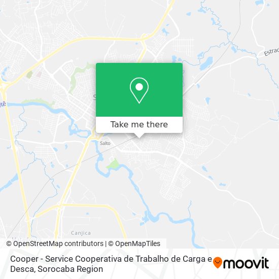 Mapa Cooper - Service Cooperativa de Trabalho de Carga e Desca