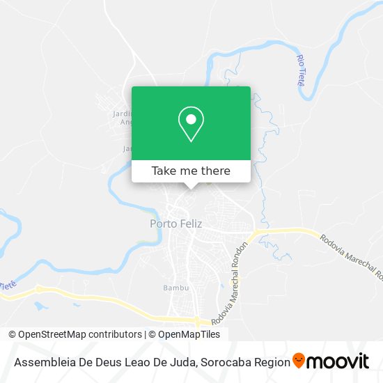 Assembleia De Deus Leao De Juda map