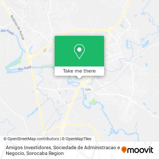 Mapa Amigos Investidores, Sociedade de Administracao e Negocio