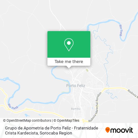 Grupo de Apometria de Porto Feliz - Fraternidade Crista Kardecista map