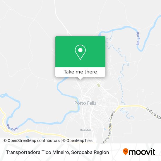 Transportadora Tico Mineiro map