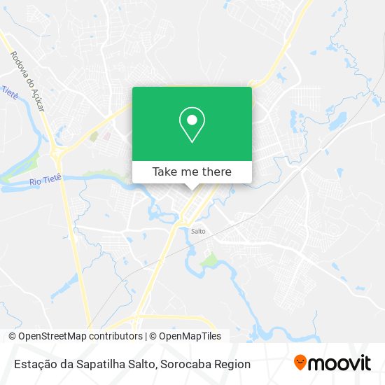 Estação da Sapatilha Salto map