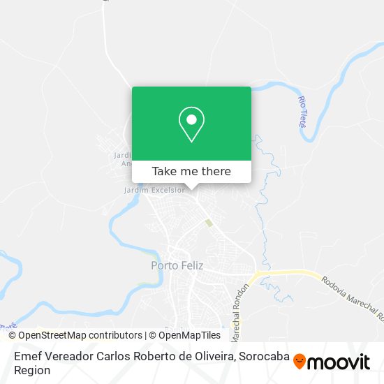 Emef Vereador Carlos Roberto de Oliveira map