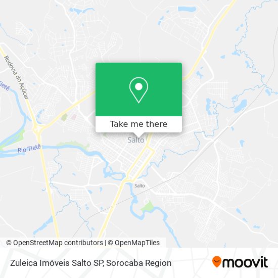 Zuleica Imóveis Salto SP map