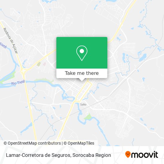 Lamar-Corretora de Seguros map