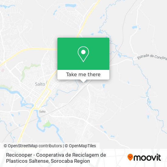 Recicooper - Cooperativa de Reciclagem de Plasticos Saltense map