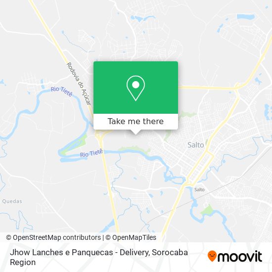 Jhow Lanches e Panquecas - Delivery map